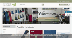 Desktop Screenshot of dethalvekongerige.dk
